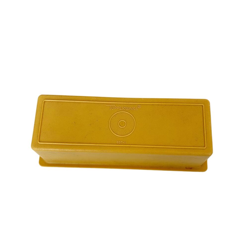 Vintage Tupperware Harvets Gold Butter Stick Container